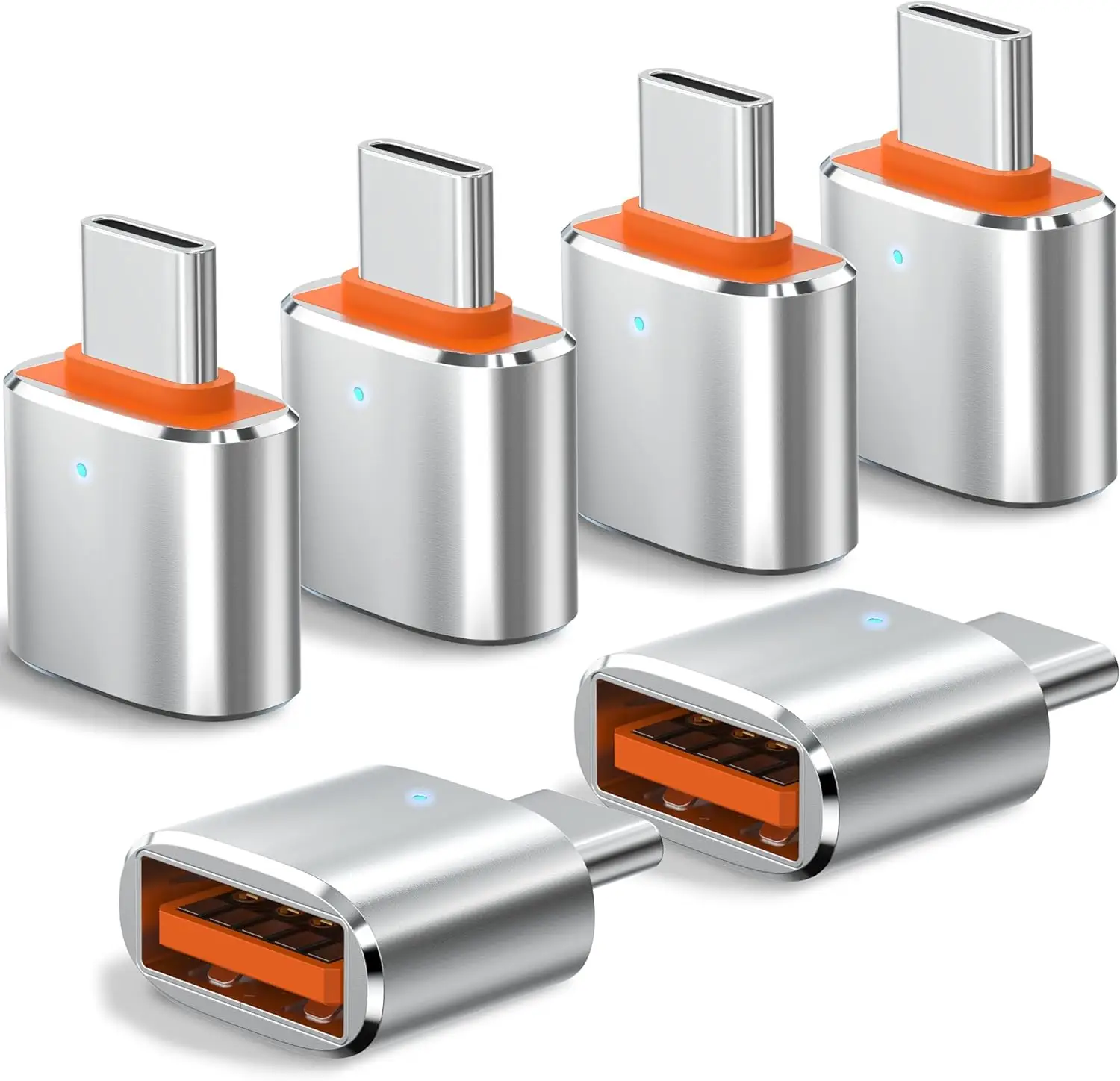 USB-C-დან USB-A-ზე გადამყვანი სწრაფი მონაცემთა გადაცემით