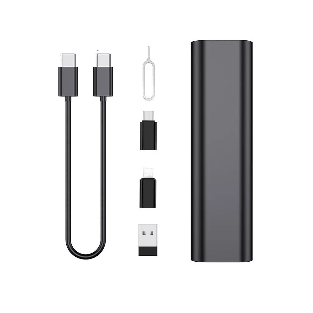 USB კაბელების სამოგზაურო ნაკრები | Type-C, Lightning, Micro USB