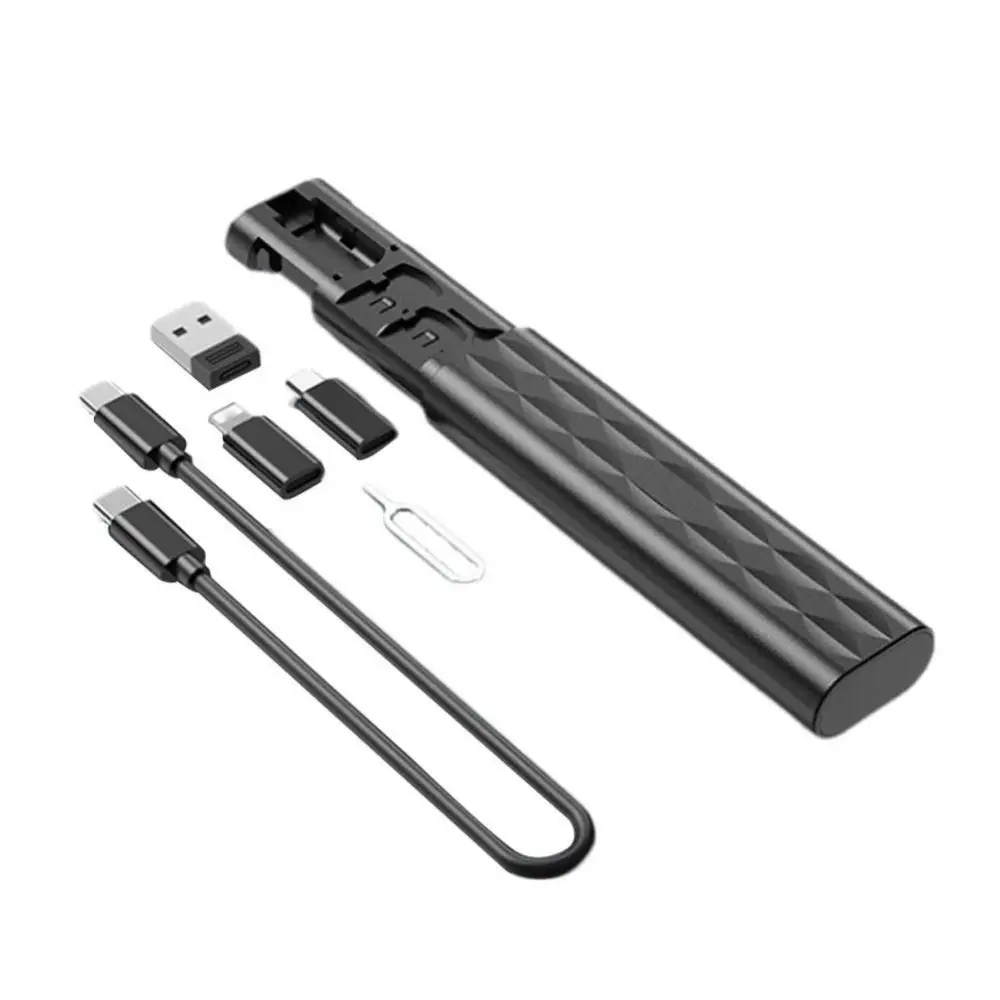 USB კაბელების სამოგზაურო ნაკრები | Type-C, Lightning, Micro USB