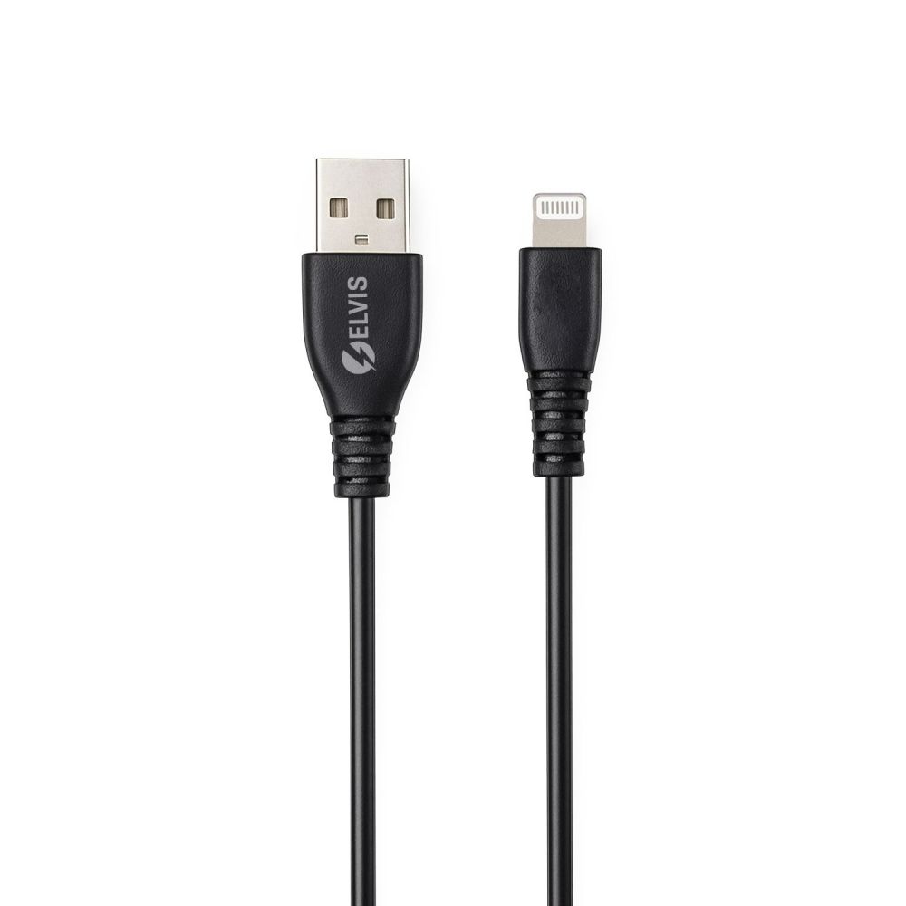 კაბელი ELVIS - FOR APPLE (აიფონის კაბელი) 1მ - gray