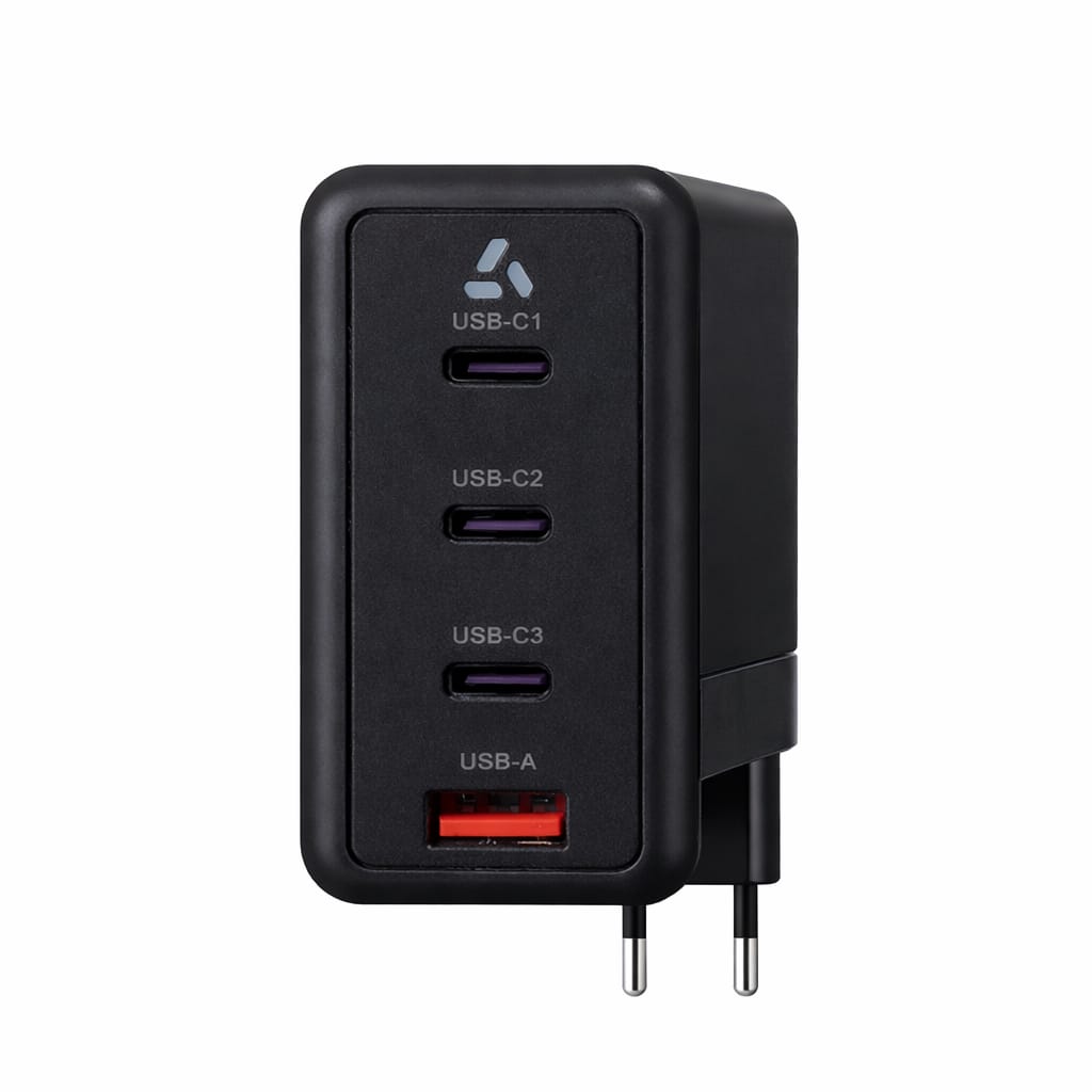 სწრაფ დამტენი/FAST CHARGER 100W GaN (Multi-Port USB-C/USB-A Charger) - black