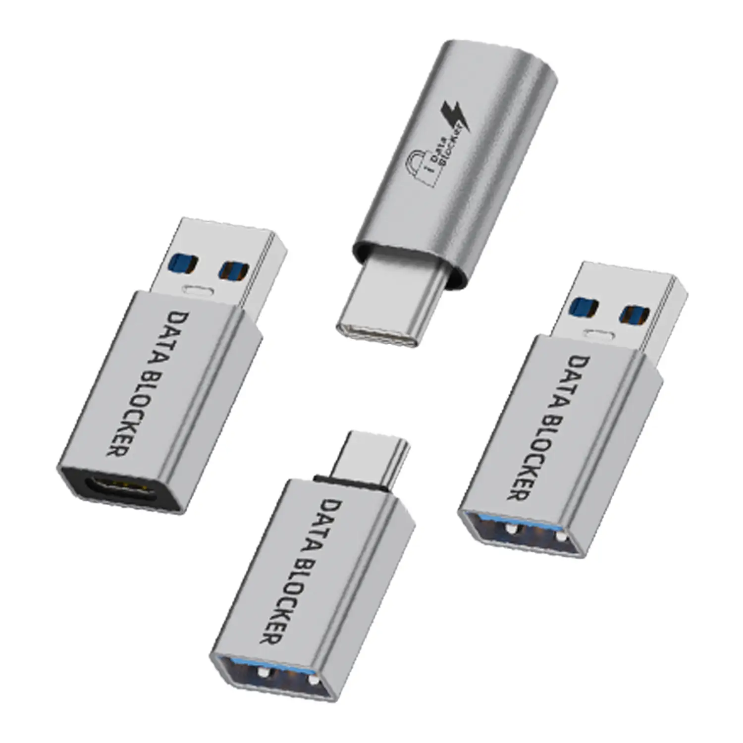 USB Data Blocker — უსაფრთხო დატენვის ადაპტერი (მონაცემთა ბლოკერით)