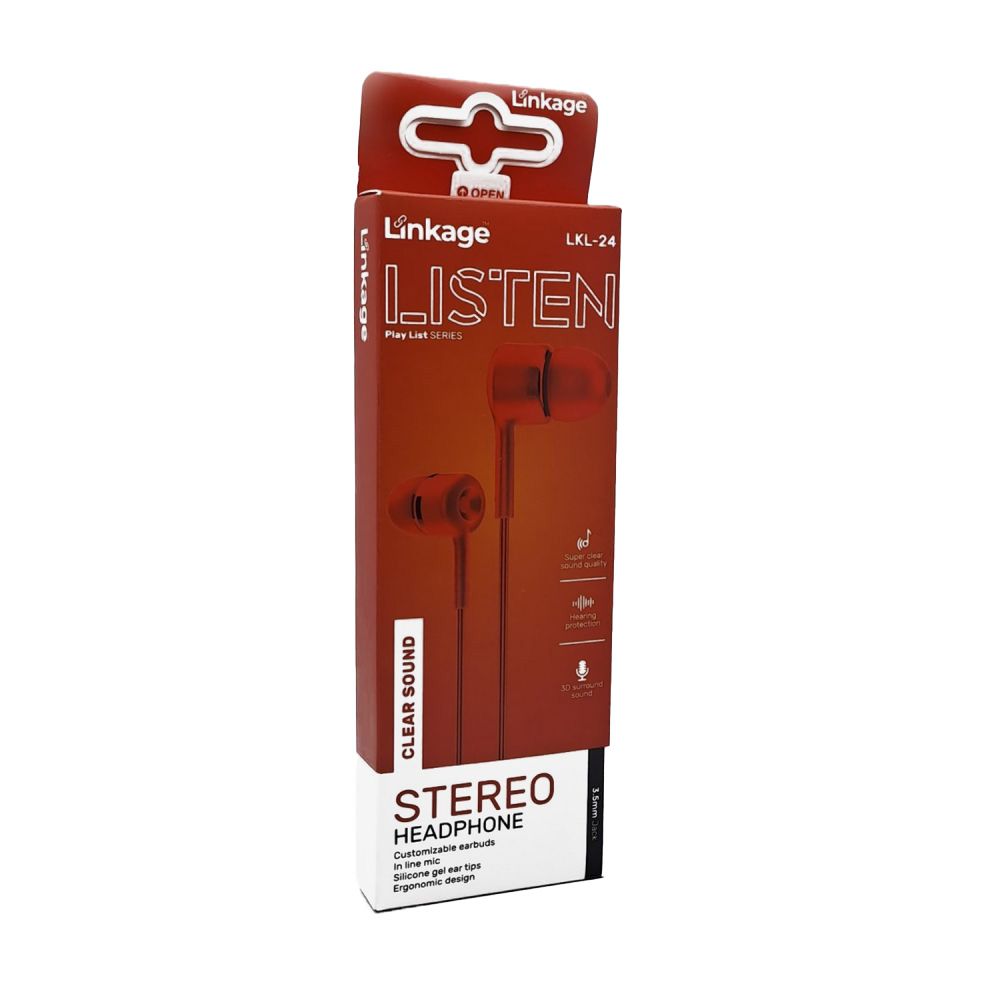 ყურსასმენი LINKAGE LKL-24 RED