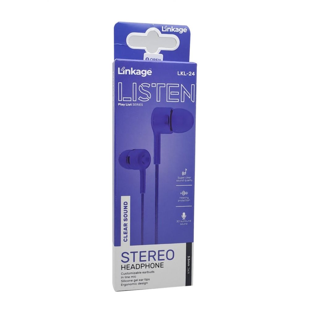ყურსასმენი LINKAGE LKL-24 PURPLE