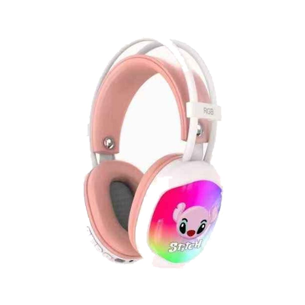 უსადენო ყურსასმენი HEADSET AH-990 Pink - silver