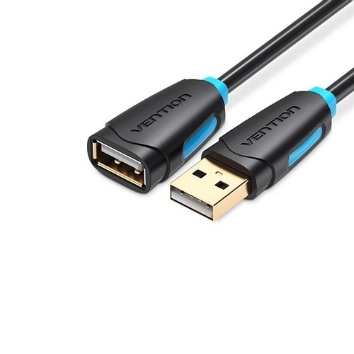 კაბელი VENTION CBCBG USB2.0 Extension Cable 1.5M Black