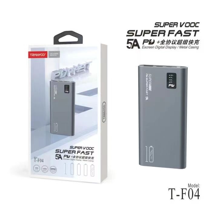 პორტატული დამტენი Tranyoo TF-04 10000 mah