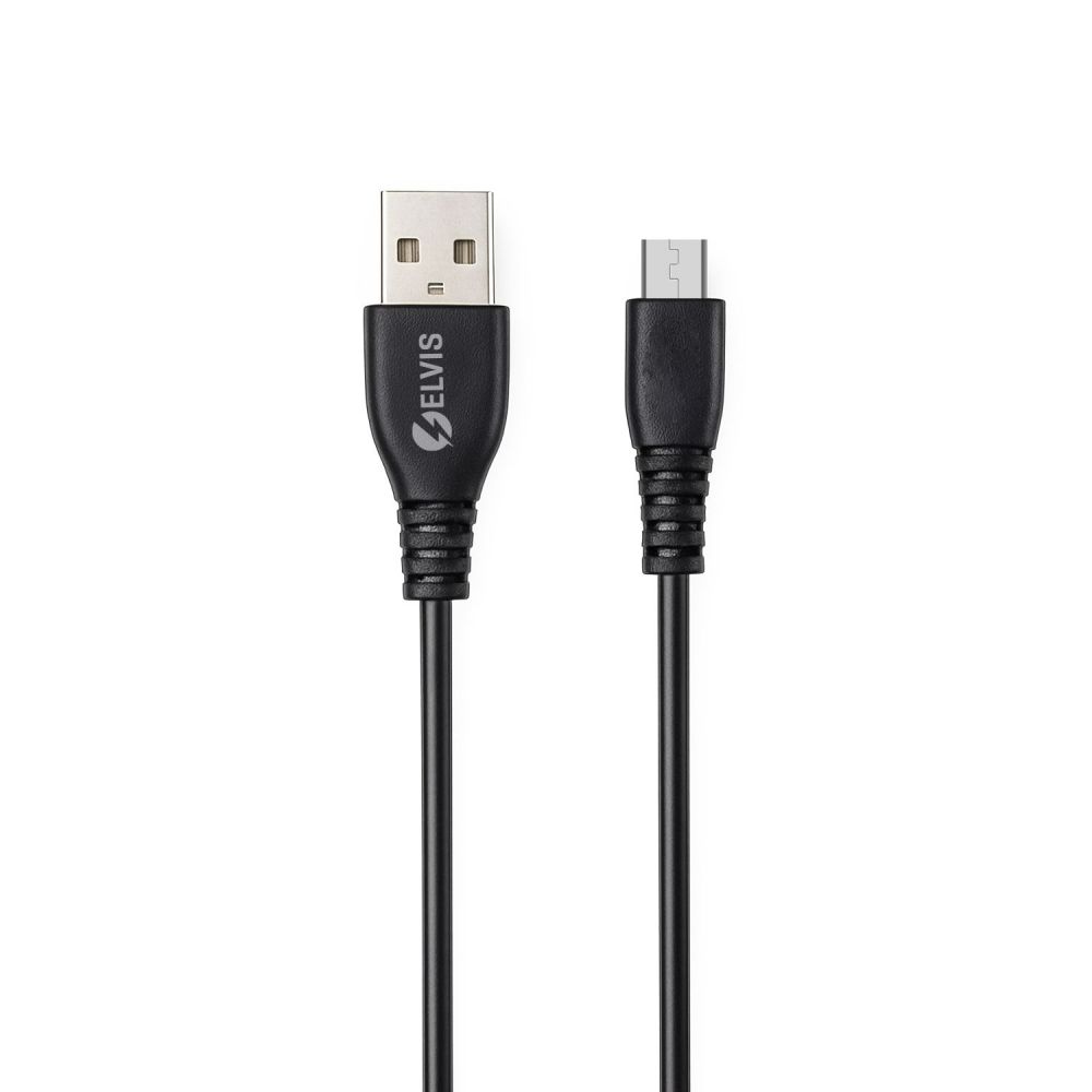 კაბელი ELVIS - Micro (ძველი ანდროიდის კაბელი) 1მ - gray