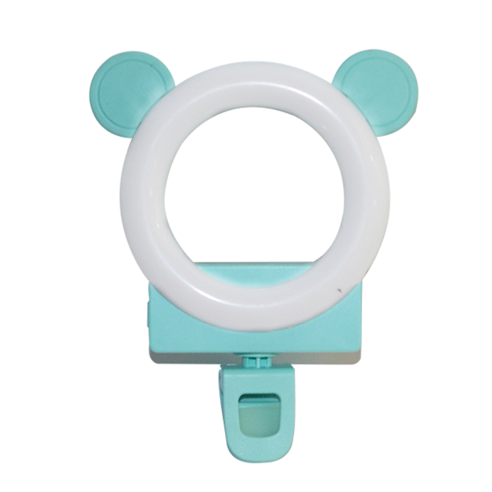 სელფის განათება mobile ring lamp CUTE FILL LIGHT ცისფერი