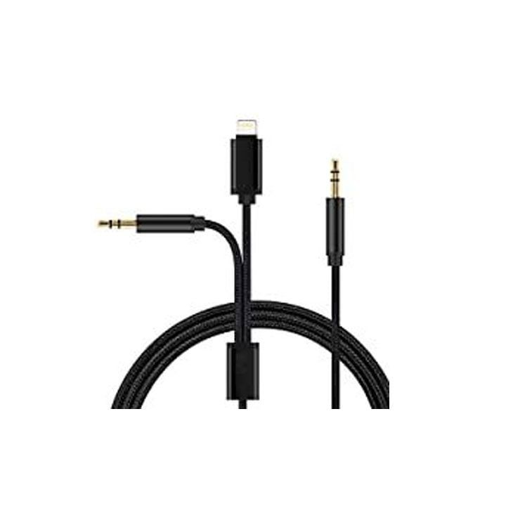 კაბელი IOS &amp; Android 2 in 1 Aux Cable