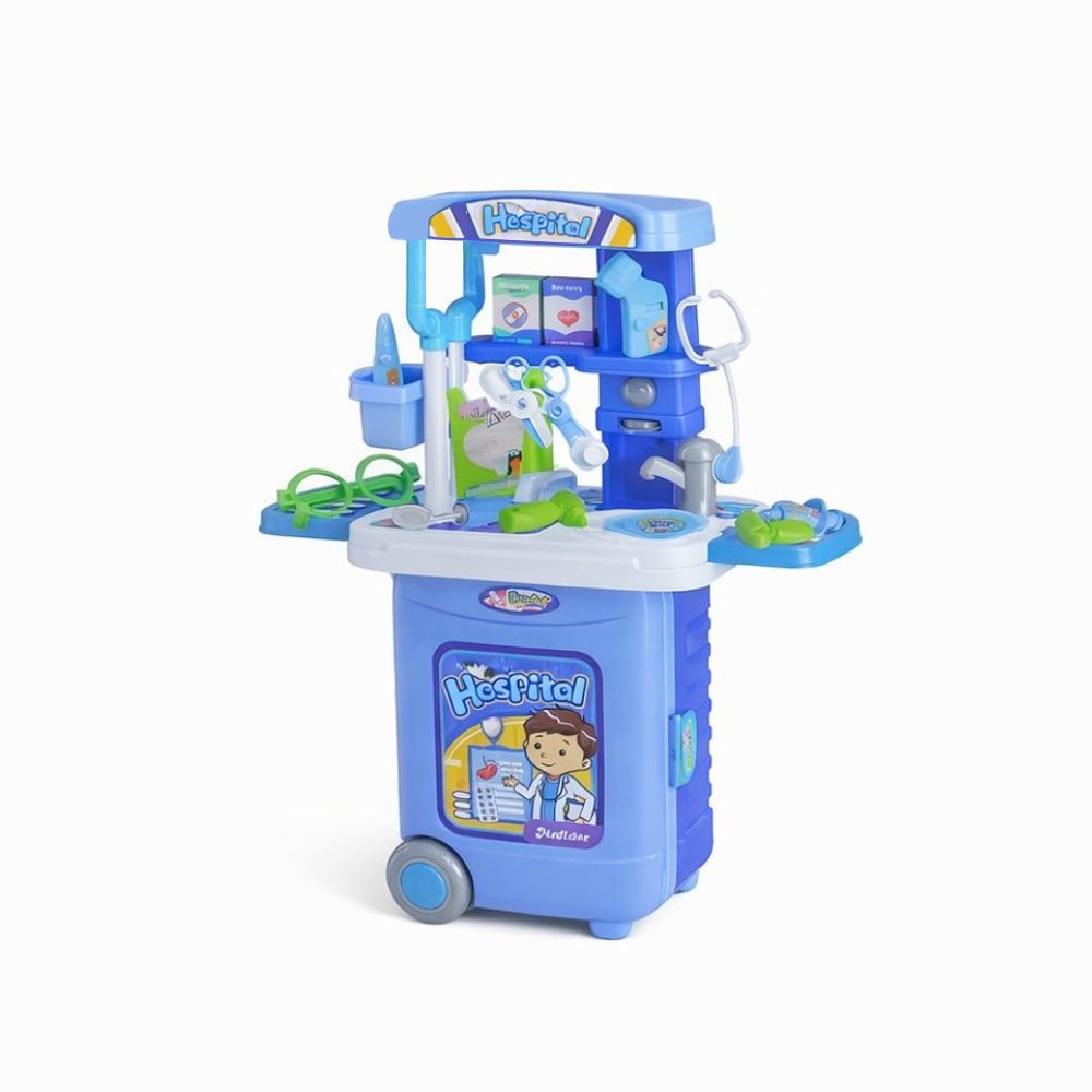 საბავშვო სამედიცინო ნაკრები HOSPITAL MEDICAL TOOLS - blue