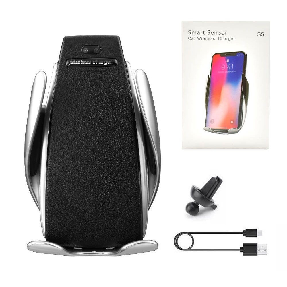 უსადენო დამტენი Car Wireless charger Smart Sensor S5