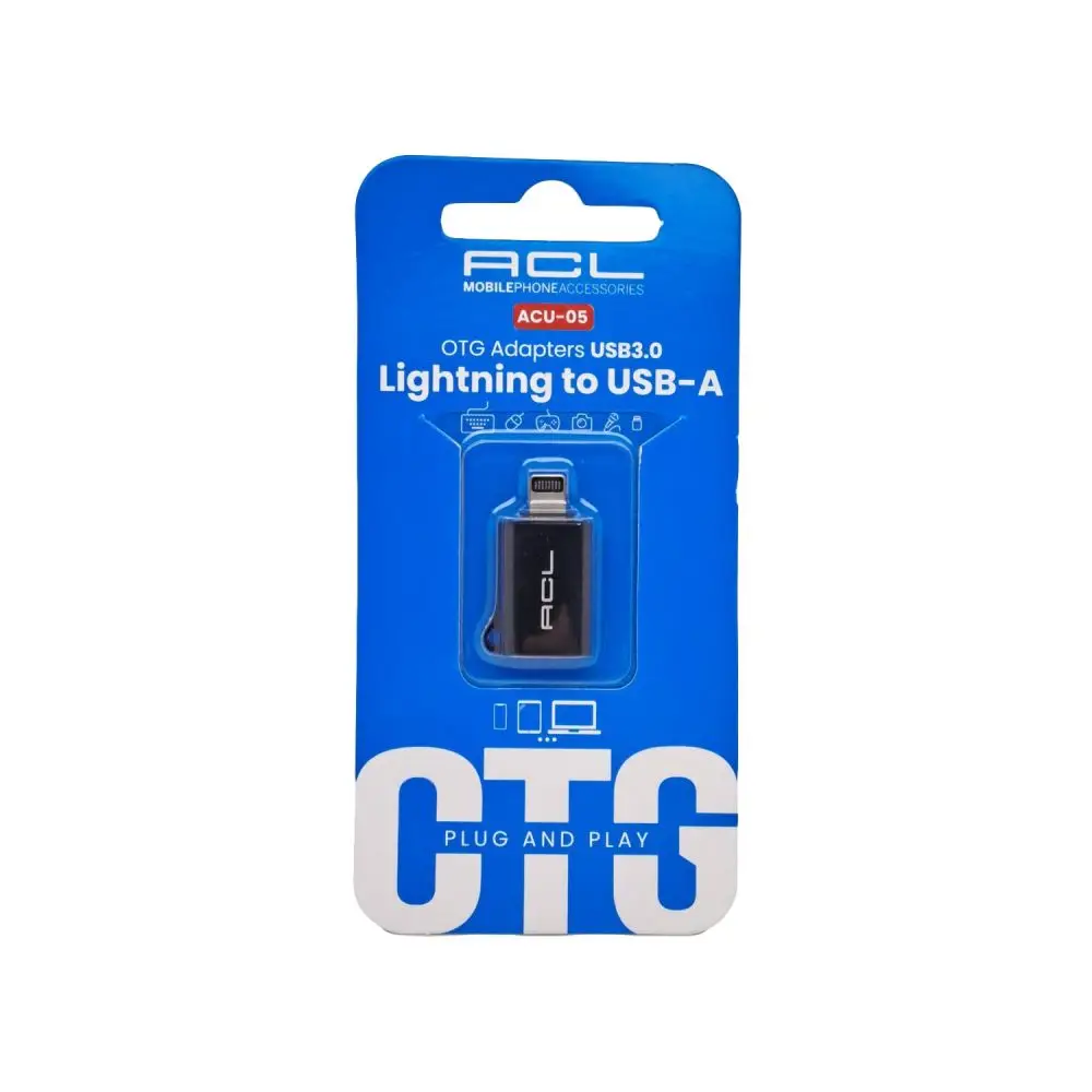 აიფონის USB გადამყვანი (OTG) – Lightning-დან USB-ზე - black