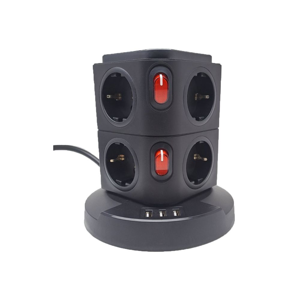 ელექტრო დამაგრძელებელი უსადენო დამტენით FULLTECH WP758-10 - gray