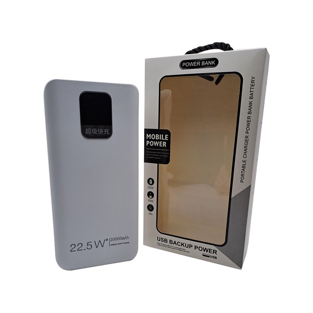 პორტატული სწრაფ დამტენი 20000 MAH 22.5W