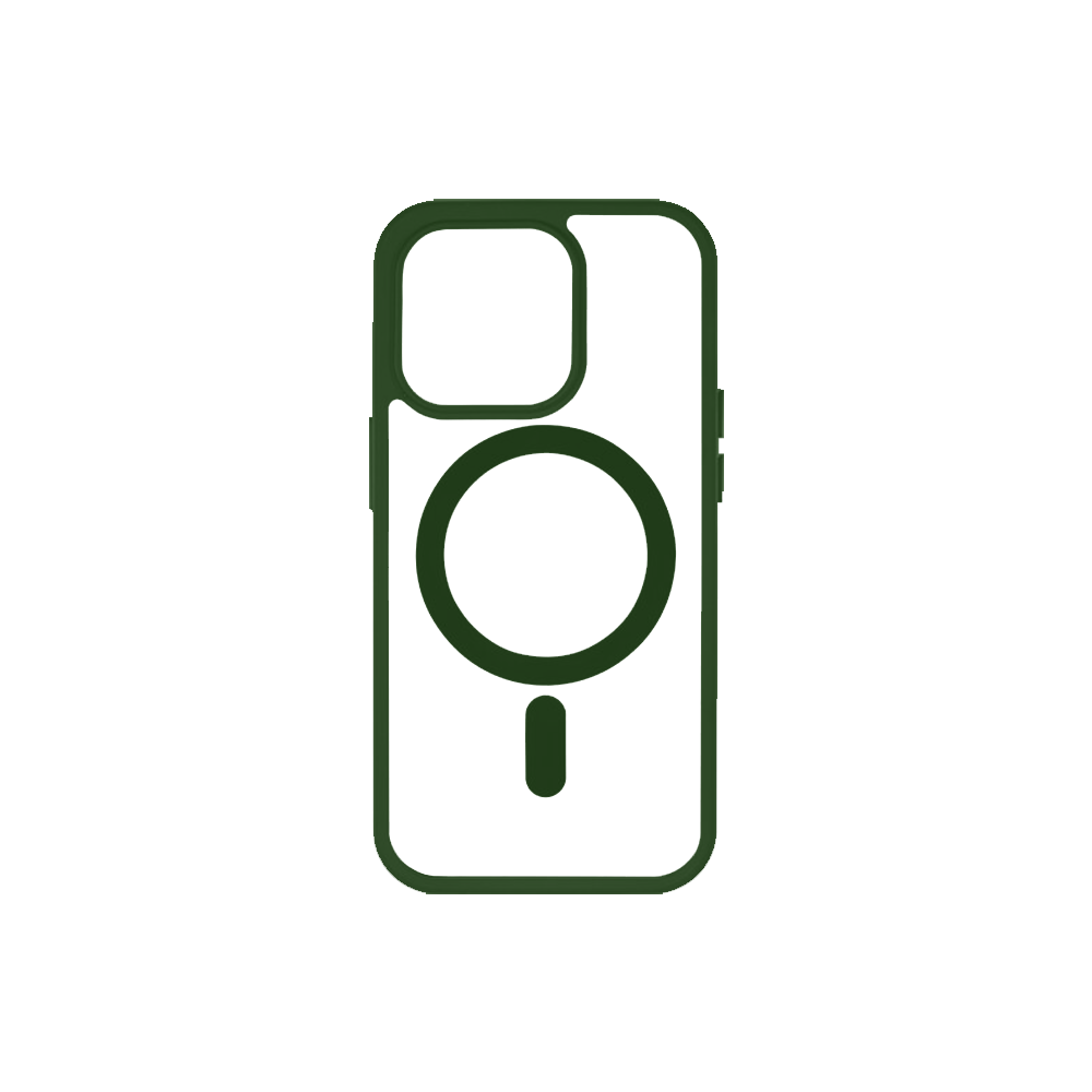 ქეისი Clear Case Magnetic Forest Green IPHONE 14 PRO