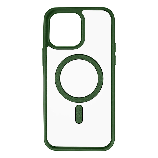ქეისი Clear Case Magnetic Forest Green IPHONE 14 PRO - green