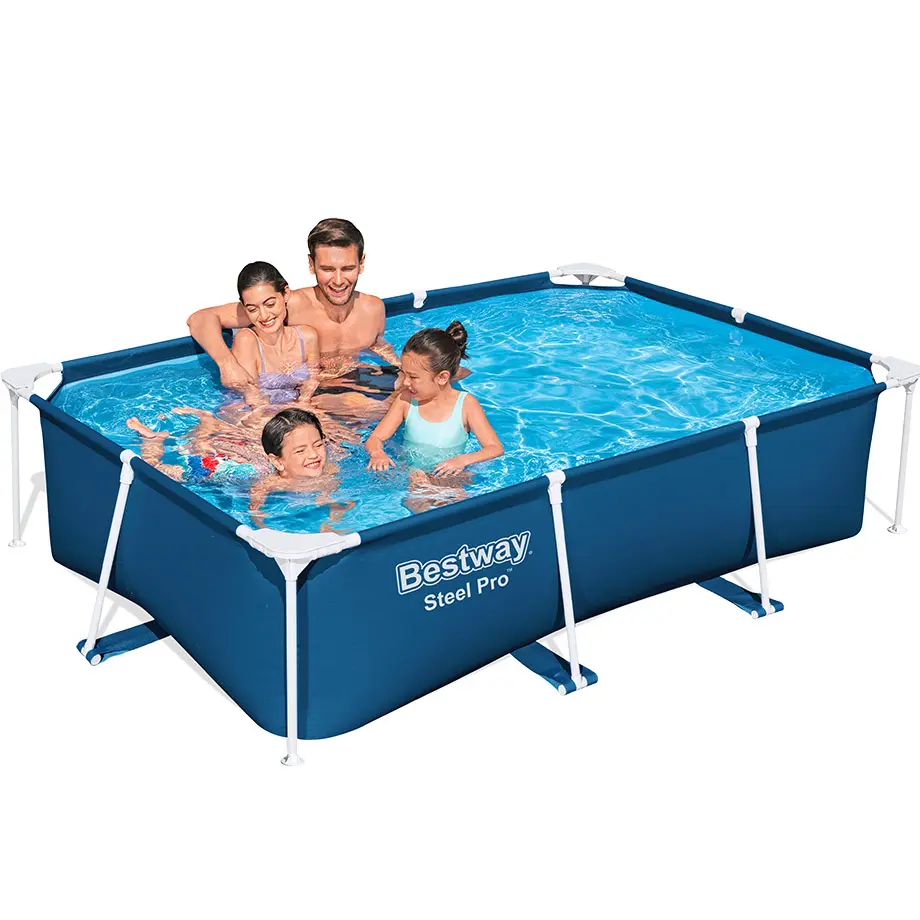 კარკასული აუზი Bestway  2,59მ x 1,70მ x 61სმ - gray